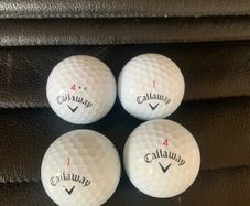 (4) Callaway ChromeTour golf balls