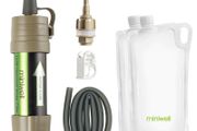 Portable Outdoor Water Filter Survival kit with Bag for Camping ,Hiking &amp; Travelling