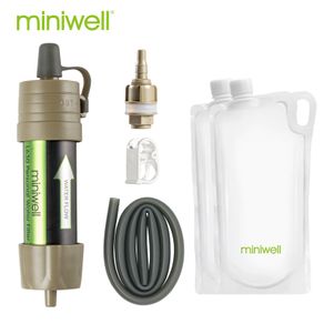 Portable Outdoor Water Filter Survival kit with Bag for Camping ,Hiking & Travelling