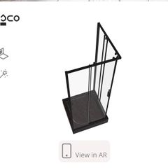 Matt Black Shower Cabin