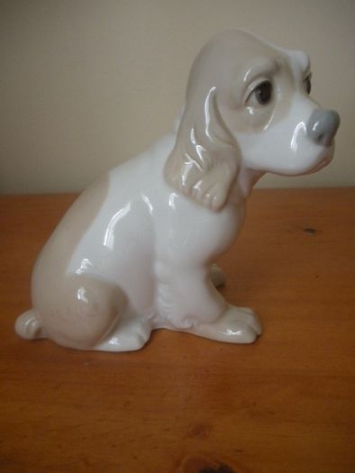 Two Beautiful Miquel Requena Porcelain Dogs