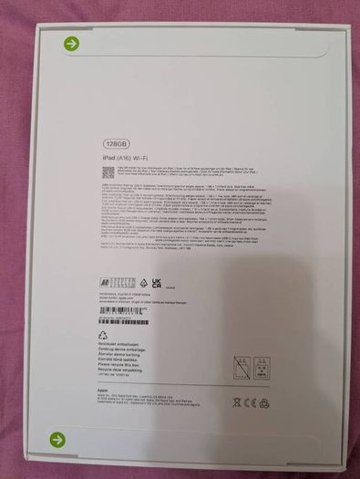 Apple iPad A16 wifi 128 GB All colors