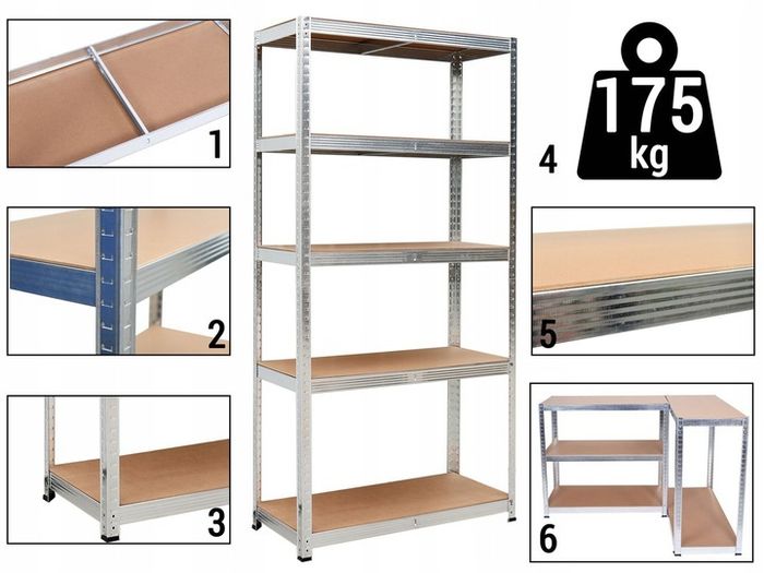 FREE DELIVERY 180x90x40 Container Van Garage Shed Metal Shelving 875kg Heavy Duty