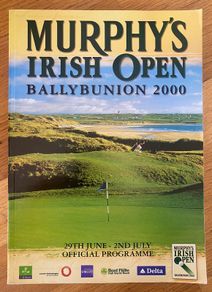 Very Rare 2000 Murphy's Irish Open Programme - Ballybunion Golf Club, Co. Kerry