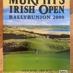 Very Rare 2000 Murphy's Irish Open Programme - Ballybunion Golf Club, Co. Kerry