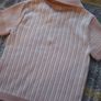 River Island Soft Striped Zip Fine Knit Polo Shirt Image 5