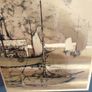 Lovely Gold Pictuer Of Saling Boat. Image 5
