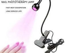 Purple Light Multifunctional High Quality Manicure UV Glue Curing Lamp with Clip and Switch USB Lamp One Lamp Multipurpose