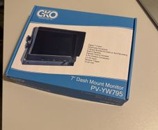 Brand New CKO reversing camera 7" Dash Mount Monitor (Model: PV-YW795)