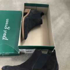 Paul Green navy suede ankle boots