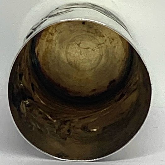 Rare Art Nouveau Silver Christening Beaker