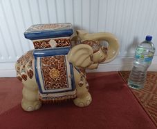 ceramic elephant large mid century vintage