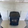marble fireplace and stove Image 3