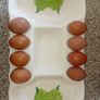 Vintage Ceramic Deviled Egg Tray Image 4