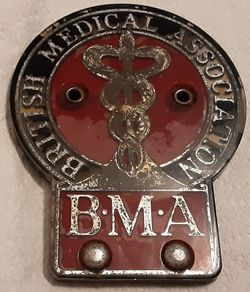 Car Badge, ( British medical association)