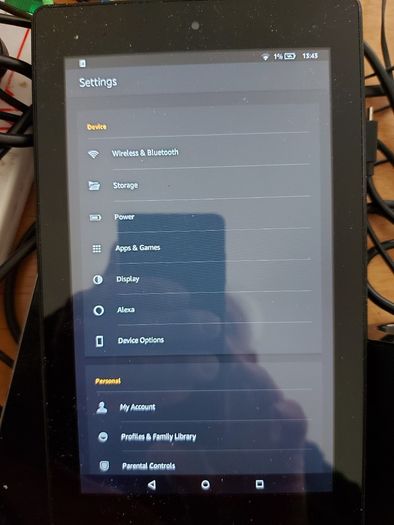 Amazon Fire 7 (7th Generation) 16 GB, Battery not holding charge, works fine plugged in when using