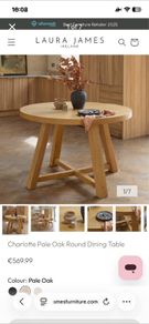 Brand new Round Table 120cm Laura James