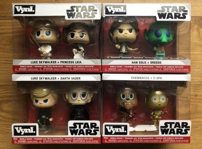 Funko Vynl. Star Wars Bundle (2 Pack x4)