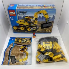 LEGO CITY: Digger 7248 (2005) | 100% Complete w/ Minifig + Instructions + Box