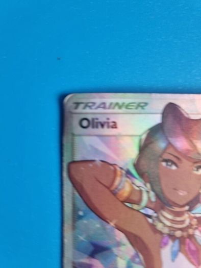 Olivia Rare Full Art Trainer Pokemon Card from Crimison Invasion (2017)