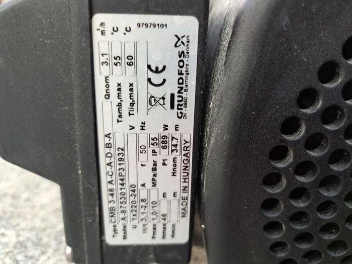Grundfos Booster Pump