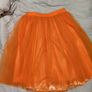 Orange Tulle Knee Length Skirt - 14/16 Image 2