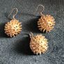 Sterling silver earrings and pendant set Image 3
