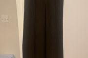 MaxMara dark brown tailored wide leg trousers Size 10