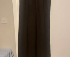 MaxMara dark brown tailored wide leg trousers Size 10