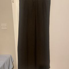 MaxMara dark brown tailored wide leg trousers Size 10