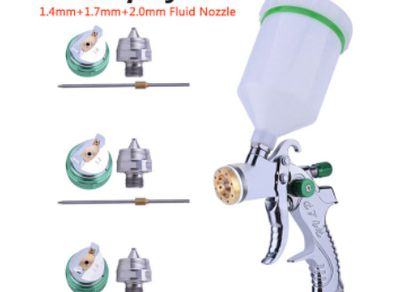 BRAND NEW Spray Gun 1.4/1.7/2.0mm Nozzle Gravity Airbrush For Car Painting
