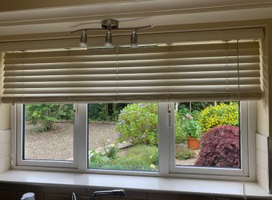 Wooden Venetian blinds