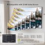 NEW SALE | Ultra Slim TV Wall Bracket Mount for 23-60 inchs LCD LED Plasma TVs, Low Profile Tilt TV Wall Mount up to VESA 400x400mm, 45kg Weight Capacity with Spring Locking System, Includes 5 Cable Ties Image 3