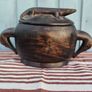 Hand carved Wood Container Image 7