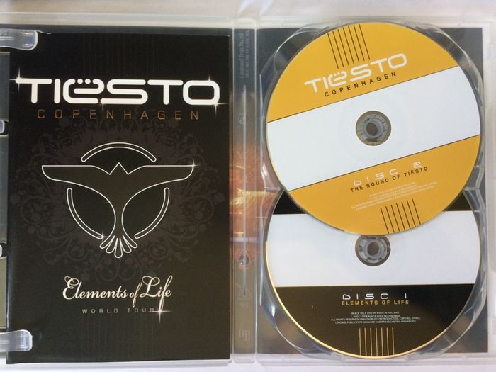 Tiesto - Copenhagen: Elements Of Life [Music DVDx2]