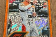 Lando Norris 2024 Topps Chrome F1 Logo Orange /25 Refractor Formula 1 SSP #168
