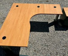 L-Shaped Office Desk & Drawers