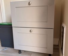 Kitchen drawer unit 2x drawers 600x600