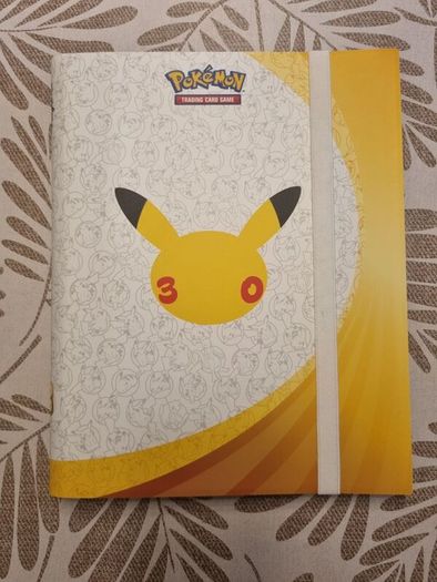 Pokemon 30th Anniversary Binder and Cards