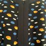 nwt Rant and Rave thalia dot print zip front blouse (black / blue / yellow) size 14 Image 2