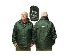 Green Waterproof Jacket with Zip in Hood & Carry Bag - FREE DELIVERY OR PICK UP IN STORE