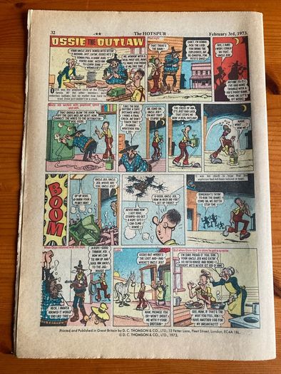 Comics: 'The Hotspur' 1973 (17 numbers)