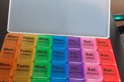 7 day morning noon afternoon and evening pill organizer