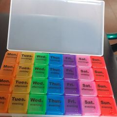 7 day morning noon afternoon and evening pill organizer