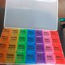 7 day morning noon afternoon and evening pill organizer Image 2