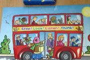 Giant 21 piece  bus puzzle