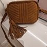 Brown Suede Bag Image 5