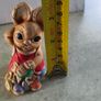 Woodlander Rabbit Cobbler Hand Painted Stoneware Bunny Figurine Red Apron Image 4