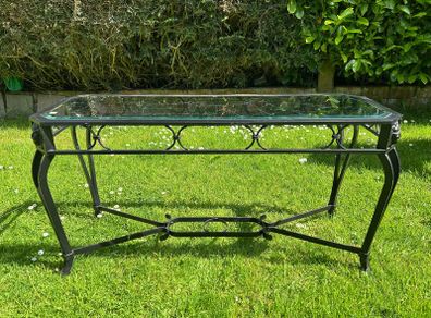 Glass top table