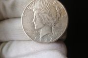 1923 US Silver Peace Dollar Coin